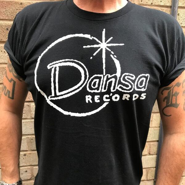 Dansa logo on black t-shirt