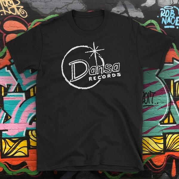 Dansa logo on black t-shirt